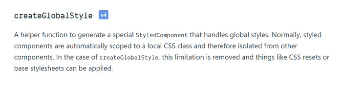 https://www.styled-components.com/docs/api#createglobalstyle